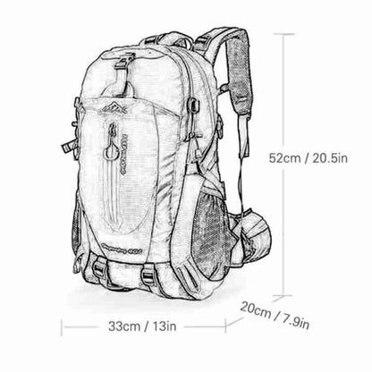 Skanto | 40L Waterproof Hiking Backpack with Multiple Compartments for Outdoor Adventures and Travel