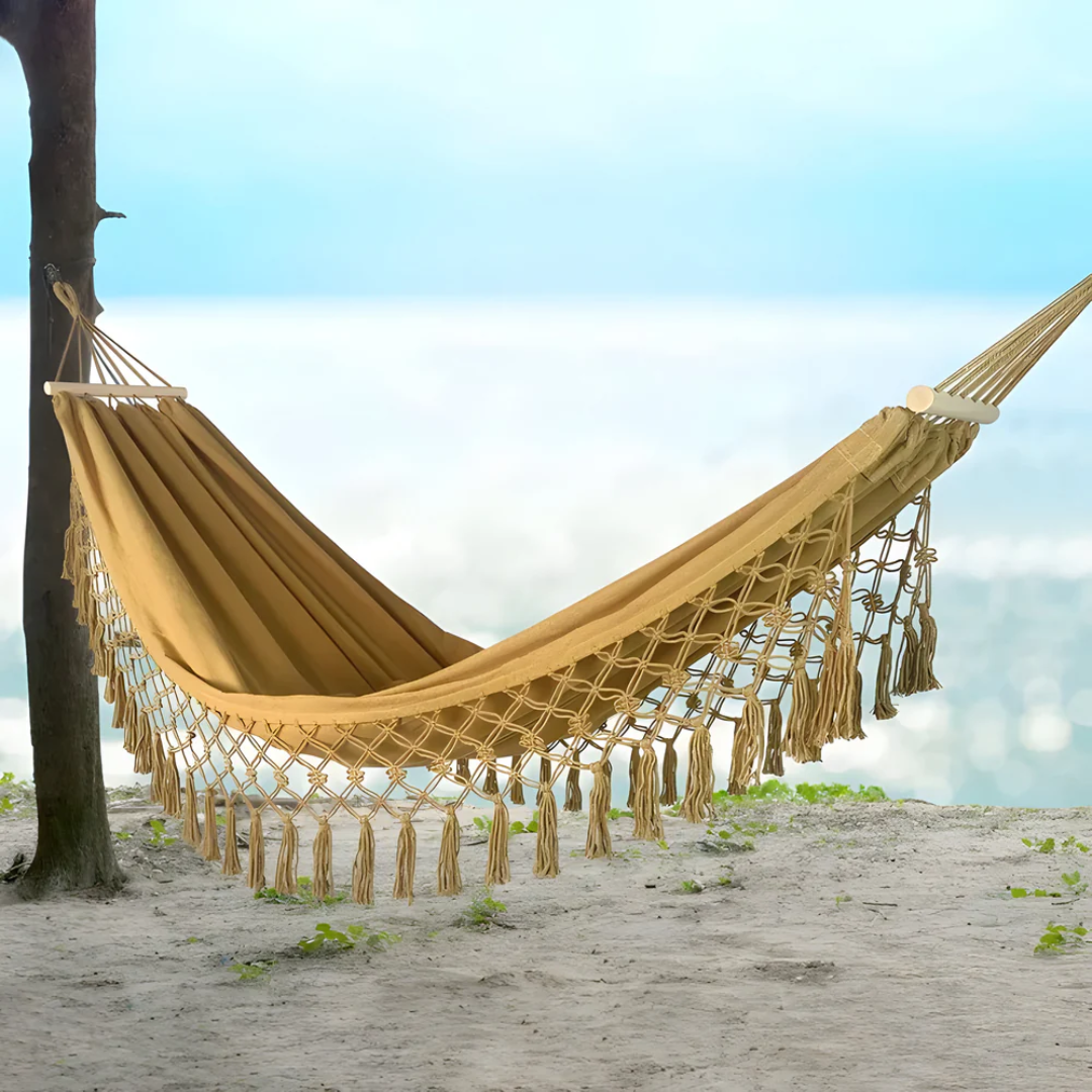Skanto | Luxury Hammock – Comfortable and Robust Hammock for Garden, Balcony, and Camping