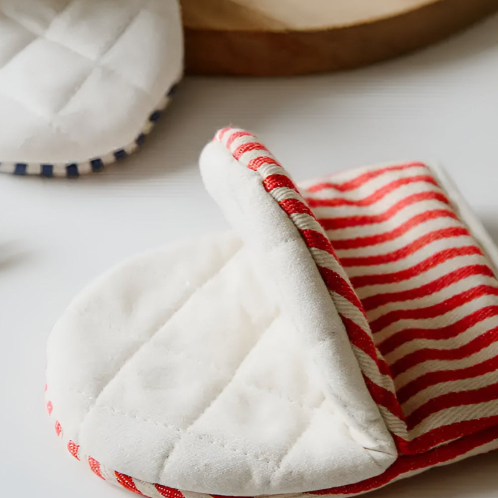 Skanto | Striped Heat-Resistant Kitchen Mitts
