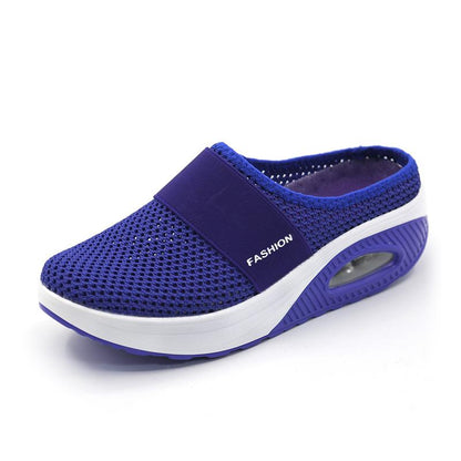 Skanto | Flat Slingback Sandals Made of Mesh
