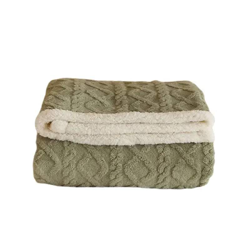 BowLift | WarmWool Thick Lambswool Blanket Winter Comfort and Warmth