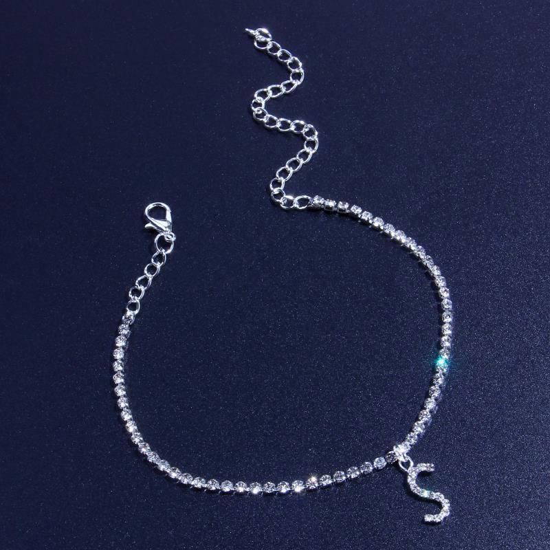 BowLift | Rhinestone Letter Anklet