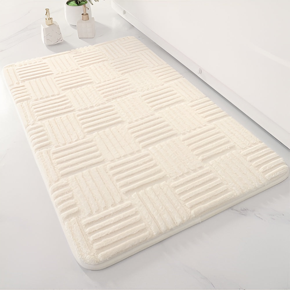 Skanto | Vivid Grid Absorbent Bath Mat