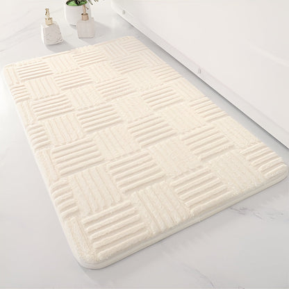 Skanto | Vivid Grid Absorbent Bath Mat