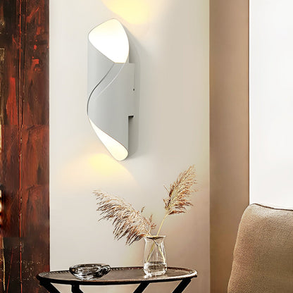 BowLift | Wall light modern black aluminium outdoor sconce
