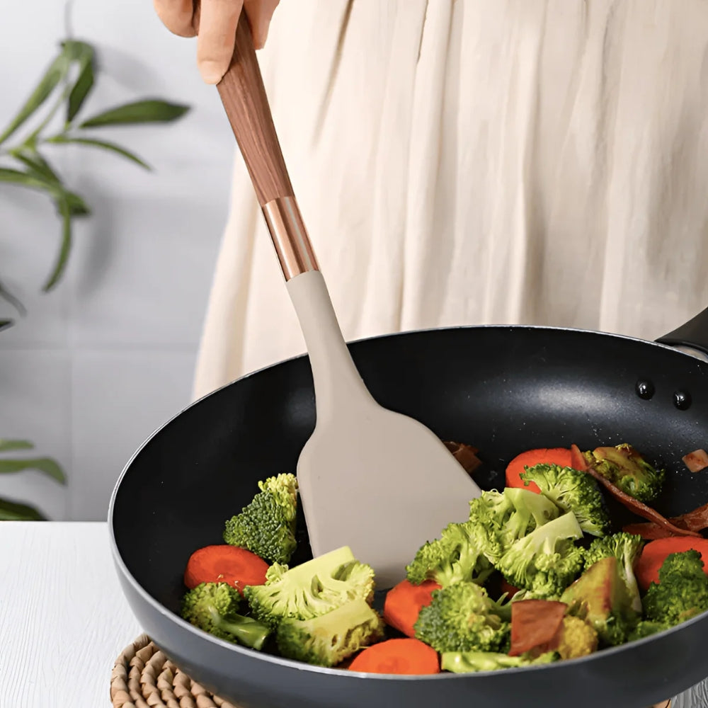 Skanto | Luxury Silicone Kitchen Utensils | 10 Pc Set