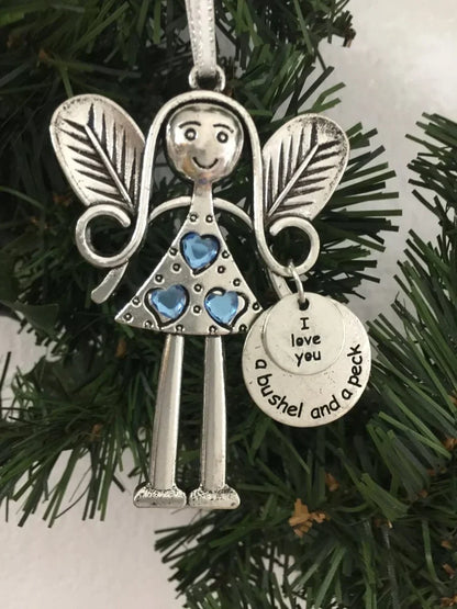 Skanto | Angel Ornament in Metal – Sentimental Christmas Gift for Friend or Family