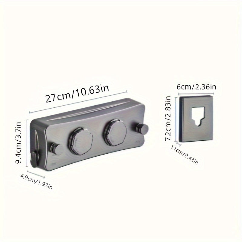 Retractable clothesline stainless steel 5.1 m double line | Bowlift
