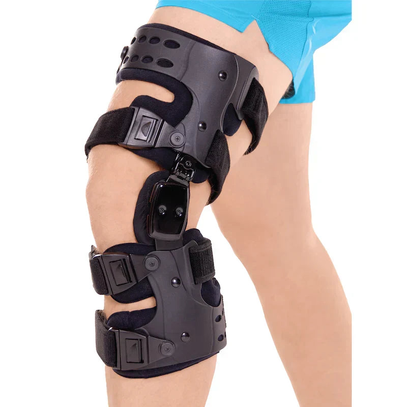 BowLift | Osteoarthritis Unloader Knee Brace | Medial & Lateral Support for Bone-on-Bone Arthritis Relief, Adjustable Size for Enhanced Comfort