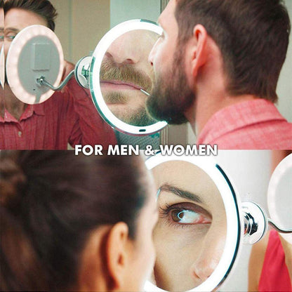 Skanto | 10x Zoom LED Makeup Mirror