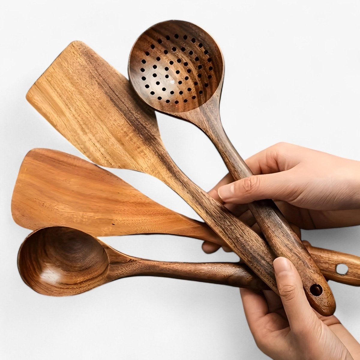 Skanto | 11-Piece Heat-Resistant Wood Kitchen Set - WoodChef