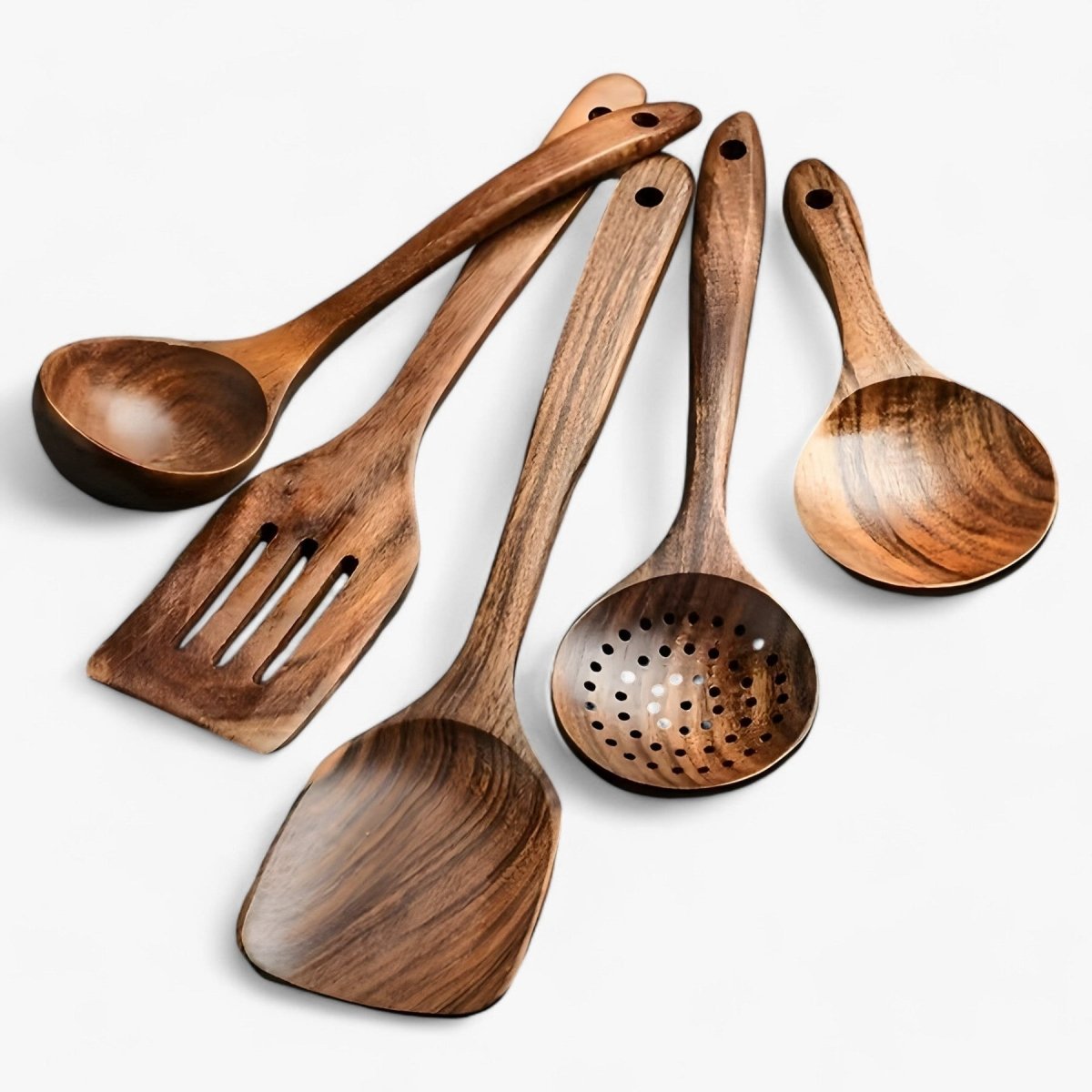 Skanto | 11-Piece Heat-Resistant Wood Kitchen Set - WoodChef