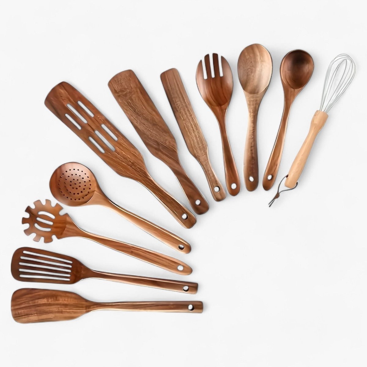 Skanto | 11-Piece Heat-Resistant Wood Kitchen Set - WoodChef