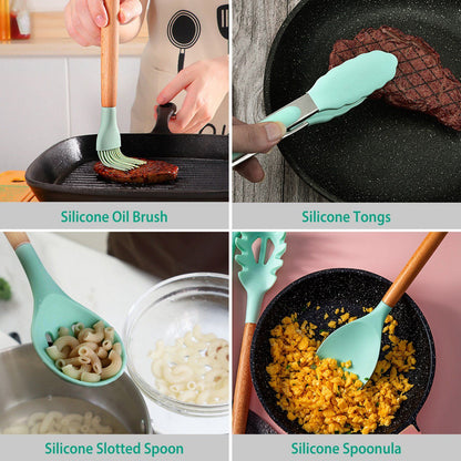 Skanto | 11-Piece Silicone Kitchen Utensil Set