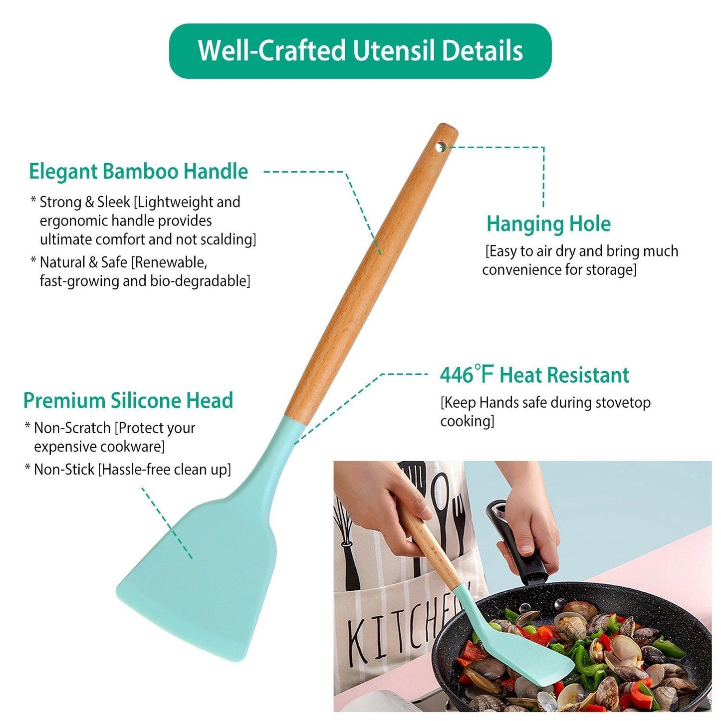BowLift | 11-Piece: Silicone Cookware Set