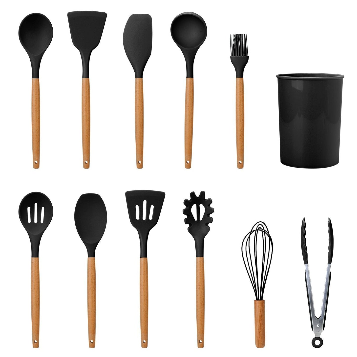 Skanto | 11-Piece Silicone Kitchen Utensil Set