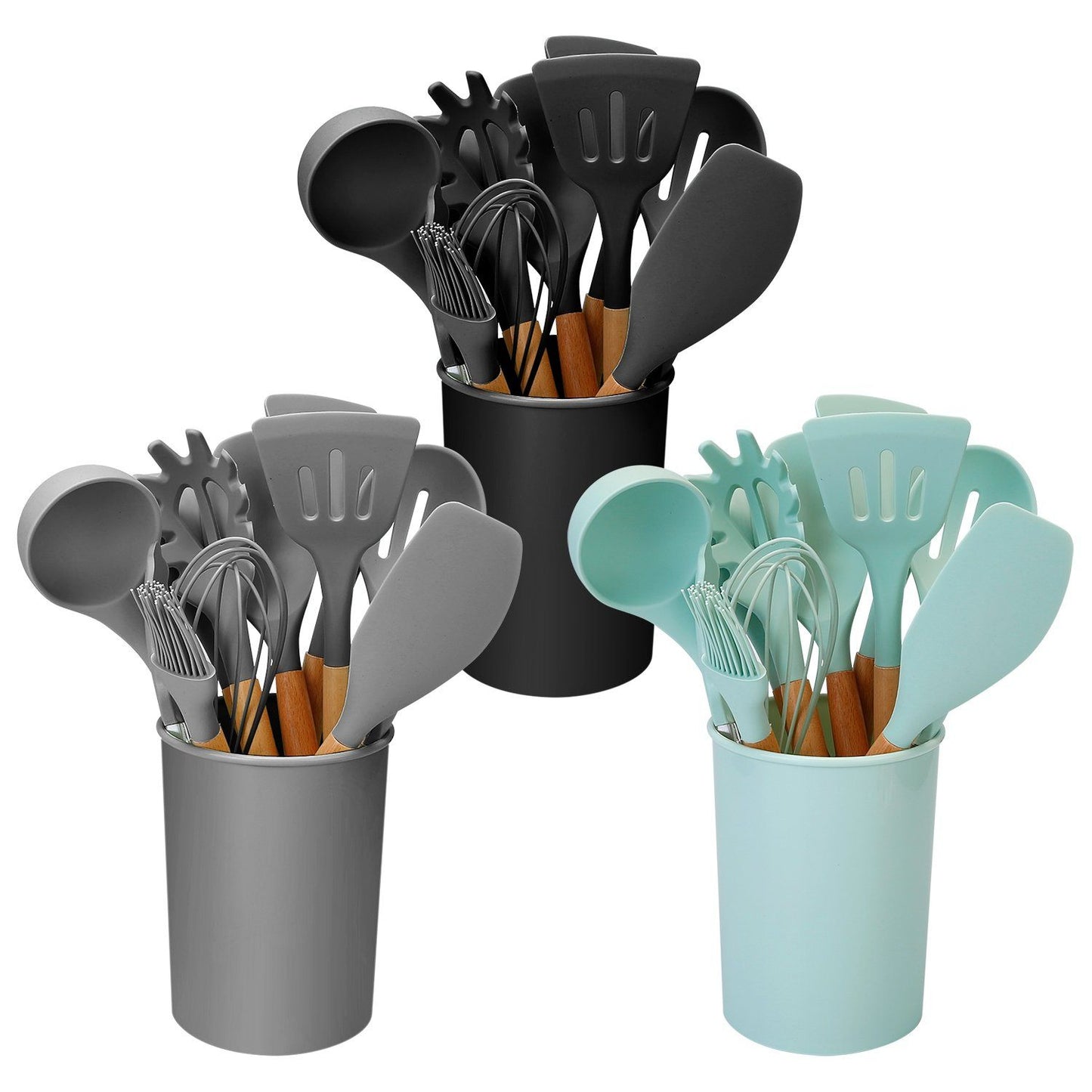 Skanto | 11-Piece Silicone Kitchen Utensil Set