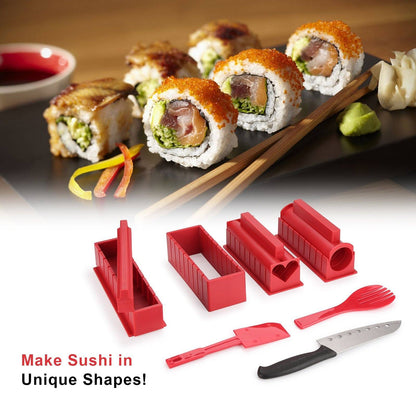 Skanto | 11-Piece: Sushi Maker Set Sushi Roller with High-Quality Sushi Knife