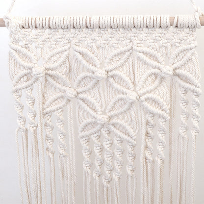 Macramé Wall Decor with Elaborate Decorations Acalora