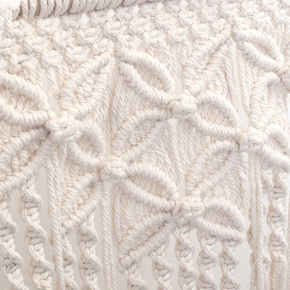 Macramé Wall Decor with Elaborate Decorations Acalora