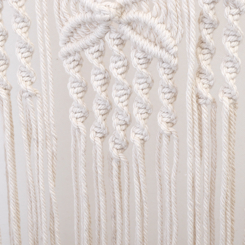 Macramé Wall Decor with Elaborate Decorations Acalora