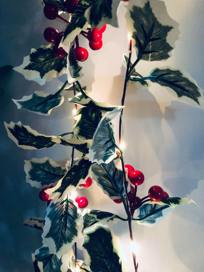 Skanto | Christmas Red Fruit Rattan Festival Window Patio Party Thanksgiving Decoration Light Chain