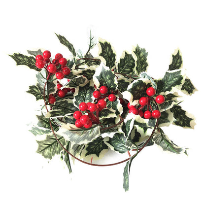 Skanto | Christmas Red Fruit Rattan Festival Window Patio Party Thanksgiving Decoration Light Chain