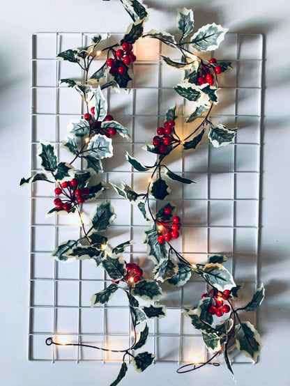 Skanto | Christmas Red Fruit Rattan Festival Window Patio Party Thanksgiving Decoration Light Chain