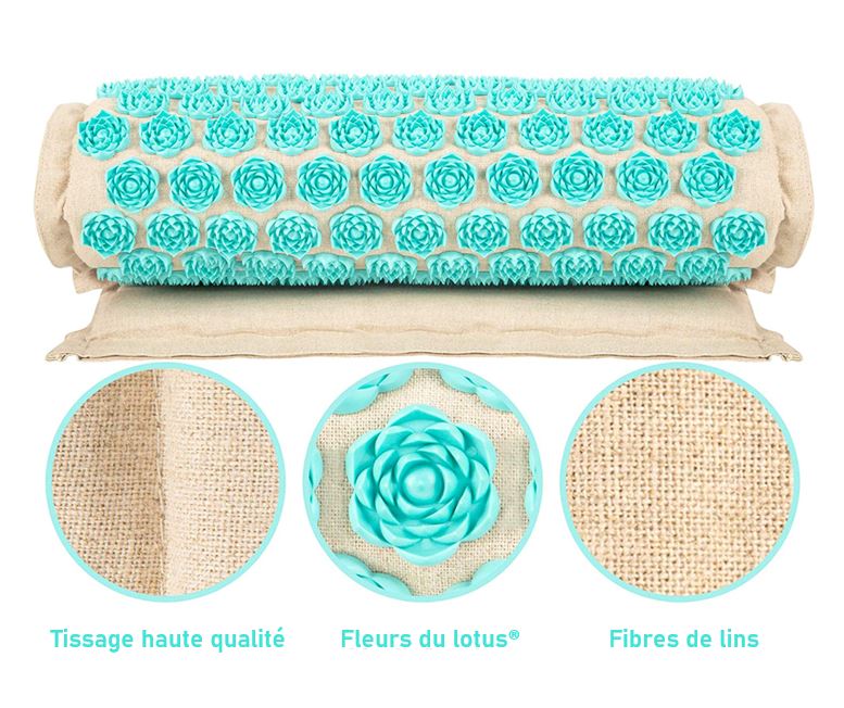 Skanto | Acupressure Mat with Pillow and 5500 Pressure Points – Florapress Relaxation Set