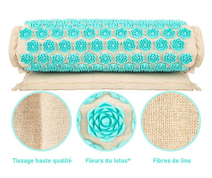 Skanto | Acupressure Mat with Pillow and 5500 Pressure Points – Florapress Relaxation Set
