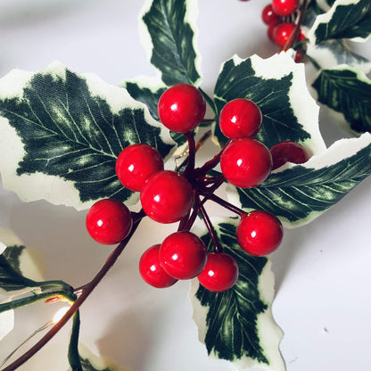 Skanto | Christmas Red Fruit Rattan Festival Window Patio Party Thanksgiving Decoration Light Chain