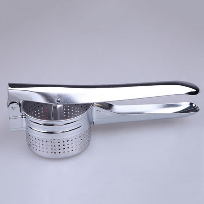 Potato Masher Ricer Kitchen Utensil Stainless Steel Pressure Mud Puree Vegetable Fruit Press Maker Garlic Press