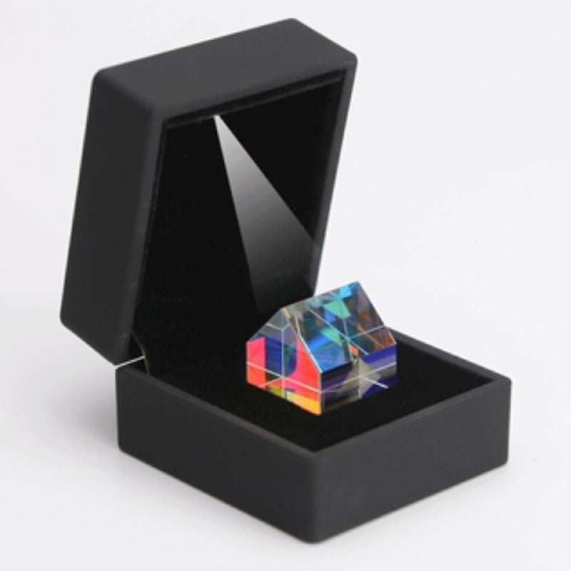 Skanto | Crystal Prism with LED Gift Box, for Teaching, Play, Photography