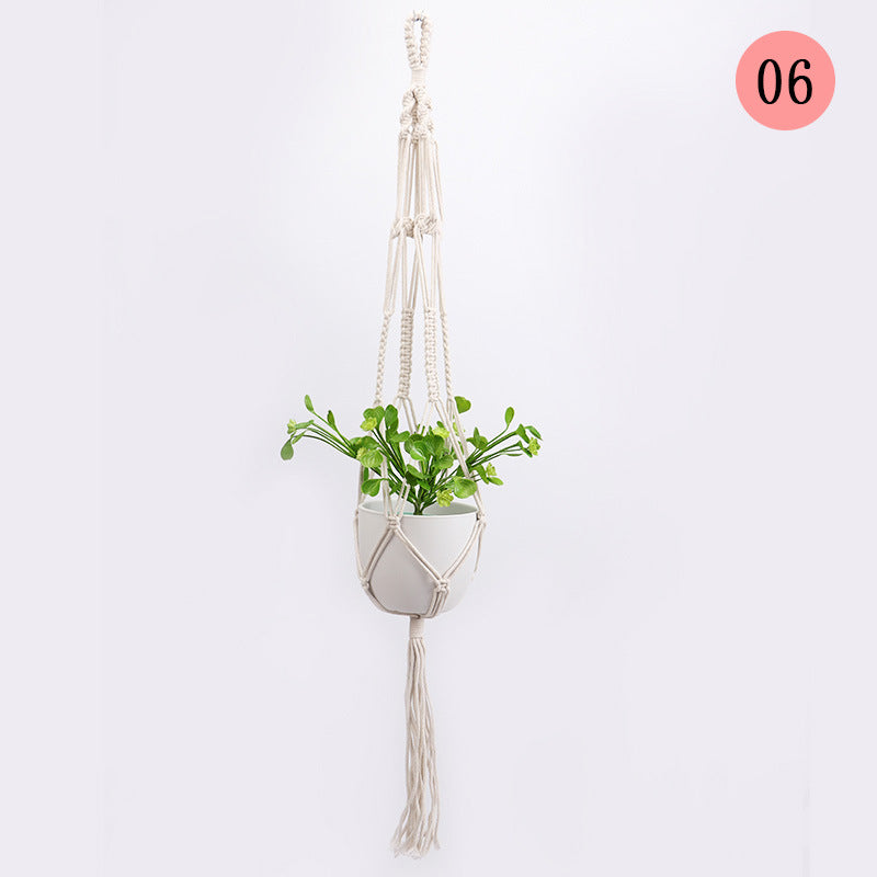Plant-hanging macrame shelf Acalora