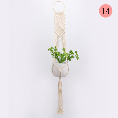 Plant-hanging macrame shelf Acalora