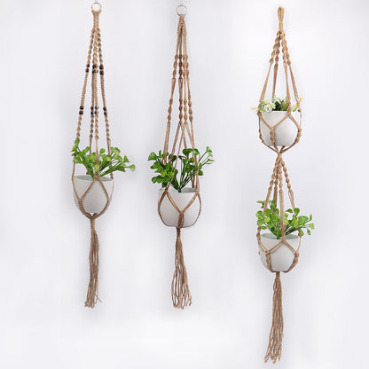 Macramé Plant Hanger with Artistic Design Acalora
