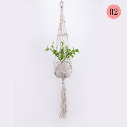 Plant-hanging macrame shelf Acalora