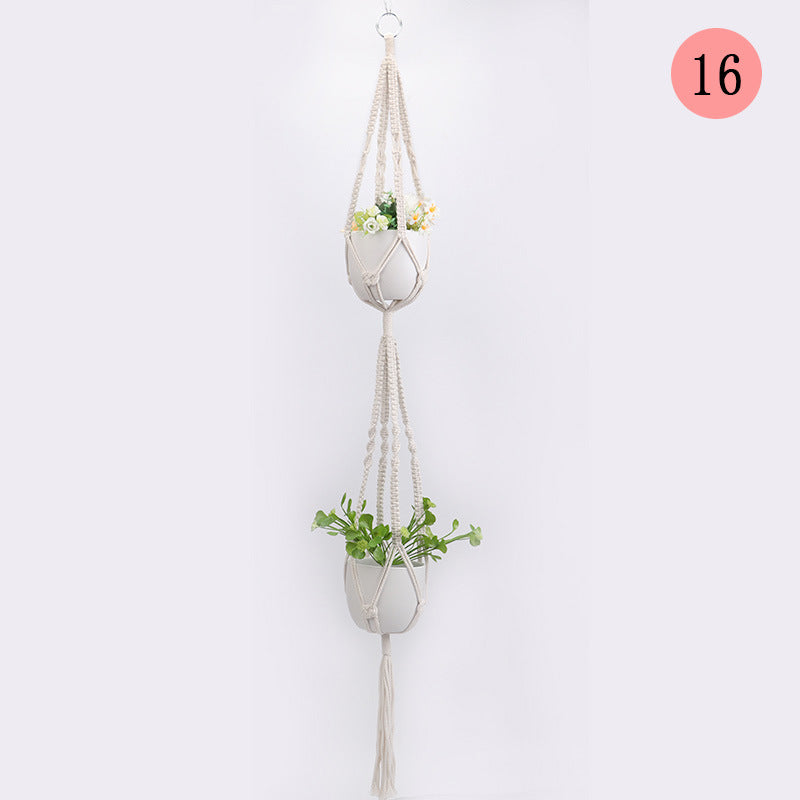 Plant-hanging macrame shelf Acalora