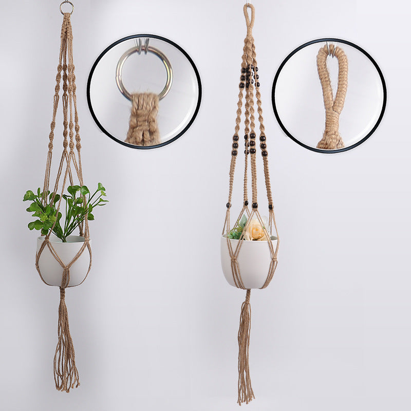 Macramé Plant Hanger with Artistic Design Acalora