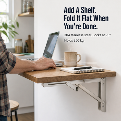 FlexiMount Folding Consoles made of Stainless Steel | Kalsten