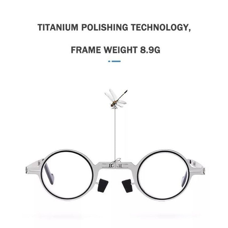 Skanto | Ultra Light Titan Material Screwless Foldable Reading Glasses