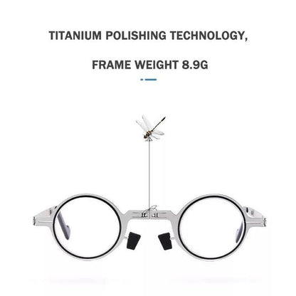 Skanto | Ultra Light Titan Material Screwless Foldable Reading Glasses