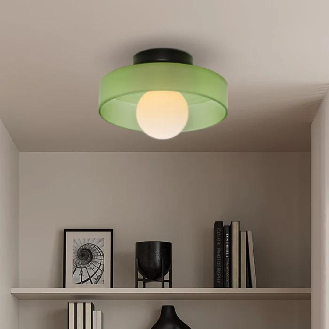 Round ceiling lamp with stylish functionality - LumiSphere | Karnz