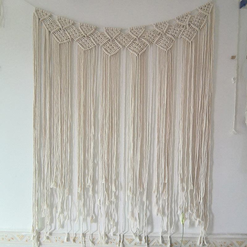 Macrame Wall Tapestry with Intricate Knot Patterns Acalora