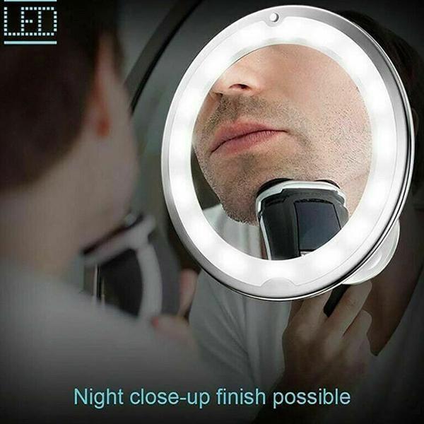 Skanto | 10x Magnification LED Lighted Makeup Mirror