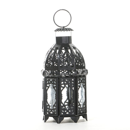 Handcrafted Dome-Top Filigree Metal Candle Lantern for Tealights and LED Candles Acalora