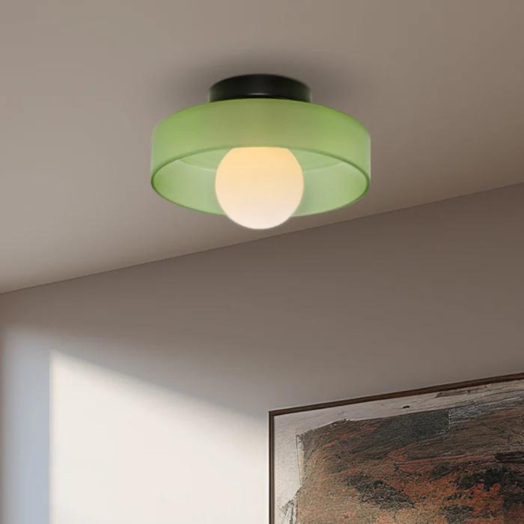Round ceiling lamp with stylish functionality - LumiSphere | Karnz