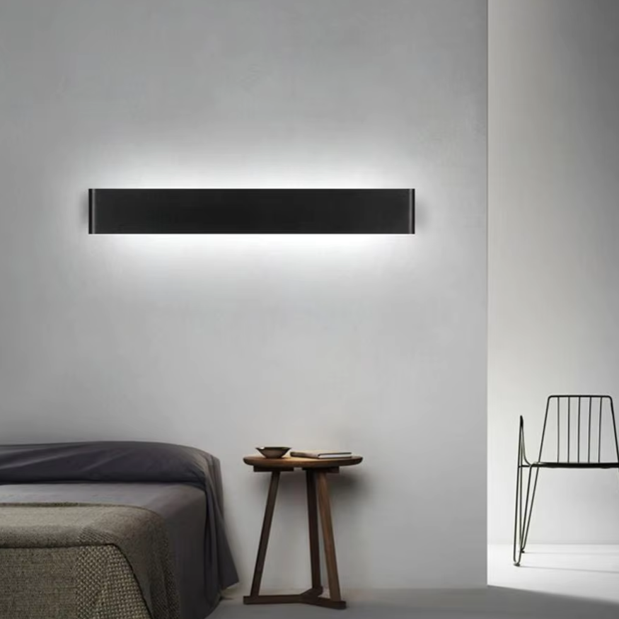 Skanto | Nordic LED Wall Lamp - Modern Brushed Aluminum Indoor Wall Light