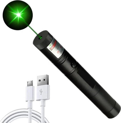 Skanto | Rechargeable Green Laser Pointer USB Metal Pen