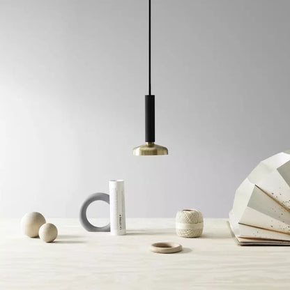 Modern Minimalist Pendant Light with Metal Base